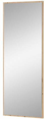 Lomadox Spiegel Garderobenspiegel Flurspiegel Eiche braun 44x117x2 cm