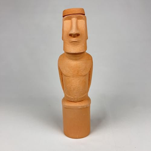Alppos OYA Statue Moai en Terre Cuite pour arrosage des Plantes de 400 ML - olla - goute a goute