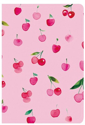 Berkin Arts Compatible avec iPad 7/8/9th Generation Case/iPad Air 3rd Generation Case (10.5 inch) Etui Folio Couverture en Cuir Premium Design Aquarelle Cerise sur Rose Doux