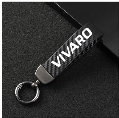 Generisch Auto SchlüSselanhäNger für Opel Vivaro, Microfiber Leder SchlüSselanhäNger Auto Mit Um 360 ° Drehbarem Anti-Verlust-D-Ring,Black