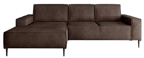 Friderik Elegantes und funktionales Ecksofa MATANO mit Bettkasten und Schlaffunktion (Poso 06, Links)