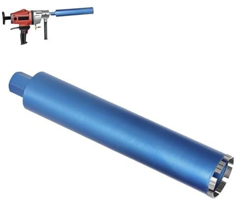 1 ¼ UNC Diamantbohrkrone Ø 92mm L 460mm 8 Segmente zum Beton Fliesen | mit 10mm Turbo, Dosensenker Diamant-Bohrkron Kernbohrkrone für Kernbohrgeräte, Nass- / Trocken Bohrkrone Fliesenbohrer