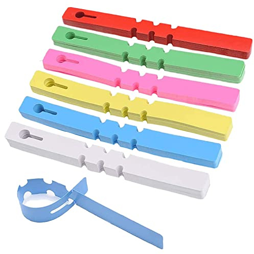 Etichette per Piante in Plastica, 120 Pezzi Riutilizzabili Etichette da Giardino Impermeabile, 21 x 2 cm Targhette per Piante da Appendere, Impermeabili Cartellini Giardino per Interni ed Esterni