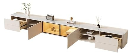 Meuble TV Meuble TV Salon Meuble de Rangement Maison Table Basse sur Pied Console