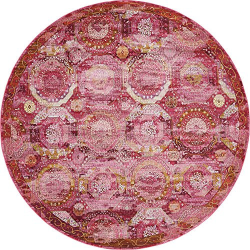 Havana Bereich Teppich, Rose, 8 x 8 Round