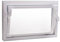 ACO 60cm Nebenraumfenster Kippfenster Fenster weiß Kellerfenster Isoglasfenster, Größe:60 x 50 cm