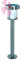 esotec PIR Solarleuchte Ancona, Duo Color, 2 Betriebsmodi, Bewegungsmelder, LED Standleuchte, Außenleuchte, Gartenleuchte, Metall, IP44, außen, wetterfest, silber, Höhe 71cm, 102534