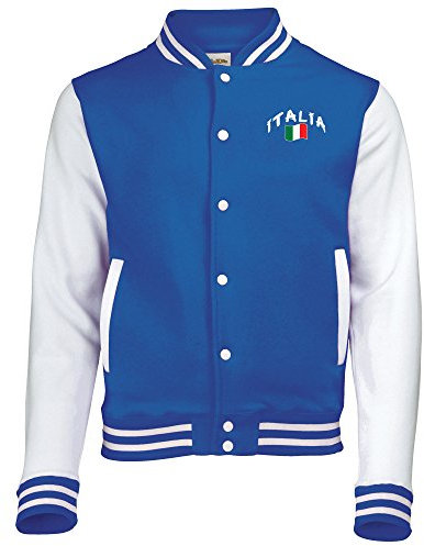 Supportershop Italien Jacke Unisex M blau