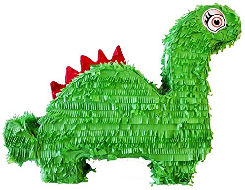 Amscan 9903140 - Pinata Dinosaurier, 46 x 39,7 x 10,5 cm, zum Befüllen mit Süßigkeiten und Konfetti, Kindergeburtstag