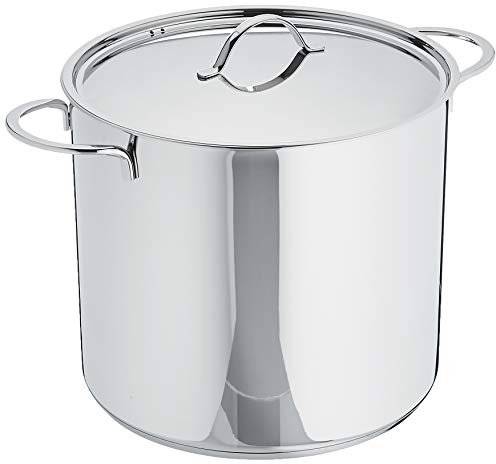 IBILI - Olla super alta con tapa noah, 28 cms, Acero inoxidable 18/10, Apta para induccion