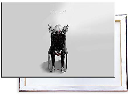 Unified Distribution Tokyo Ghoul - 60x40 cm Kunstdruck auf Leinwand • erstklassige Druckqualität • Dekoration • Wandbild