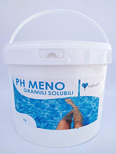 Naturii Kg 10 PH - Meno Riduttore di Ph granulare per Piscine, solubile, stabile