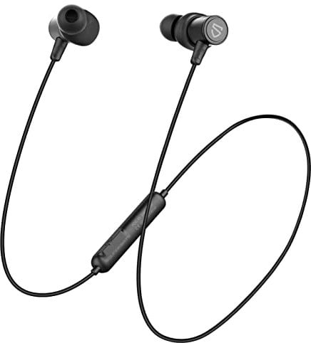 SoundPEATS Q30 HD+ Bluetooth Earphones with Mic, Wireless Earbuds Magnetic IPX5 Running Headphones, APTX-HD, cVc Noise Cancellation, 10mm Drivers, Super Bass, Lightweight, 12 Hours Playtime