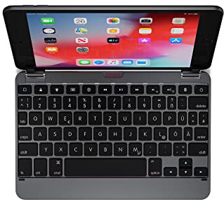 Brydge Kabellose Tastatur 7.9, kompatibel zu iPad Mini der 5. Generation und iPad Mini 4 Deutsche QWERTZ-Belegung