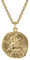 trendor Schütze Sternzeichen Ø 20 mm Herrenkette Gold auf Silber Tierkreiszeichen, zeitloser Halsschmuck für Herren, tolle Geschenkidee, 39070-12-50 50 cm