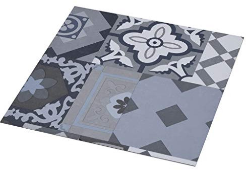 Tidyard PVC Laminat Dielen PVC Bodenbelag Strapazierfähig und rutschfest 5,11 m² Buntes Muster