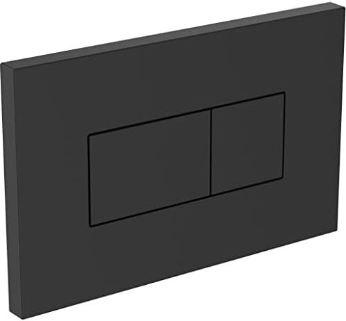 Ideal Standard Solea P2 Pneumatic Toilet Flush Plate, R0110A6, Black