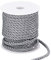PH PandaHall 18m Corda Intrecciata in Poliestere 5mm Cordino Decorativo Ritorto, Filo di Corda a 3 Strati per Decorazioni per la Casa Avvolgimento Regalo Natale Fai Da Te, Grigio Scuro