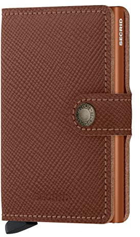 MINIWALLET SECRID SAFFIANO CARAMEL