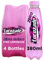 Lucozade Zero Fizzy Drink, Pink Lemonade Flavour, Sugar Free, Low Calorie, 4 Pack, 380ml Bottles