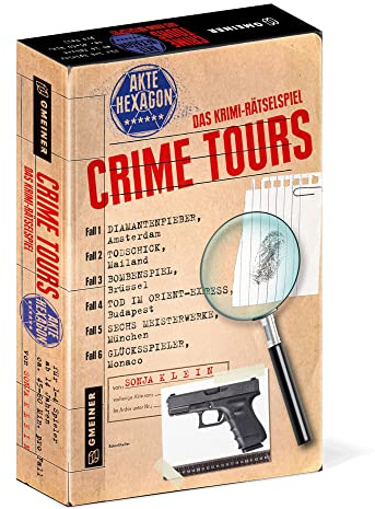 HUCH! & friends Crime Tours - Akte Hexagon - DE, 6 Spannende