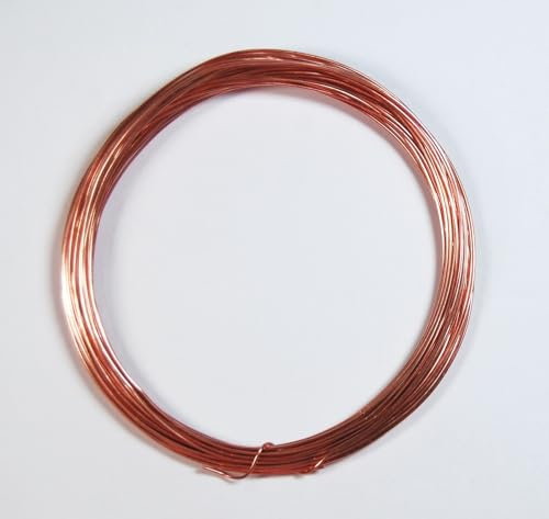 celloexpress Aluminium Craft Wire - 0.8mm x 10m (Diameter x Length) - Aluminium Wire 20 Guage (Light Copper)