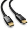 PAXO Câble de Connexion USB OTG 0.3m, câble Micro-USB vers Micro-USB, câble de données, câble de Chargement, USB 2.0, Noir
