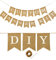 Individuelles Banner-Set, 95 Buchstaben, Zahlen und Symbole, Dusche, Party-Dekorationen (Buchstaben)