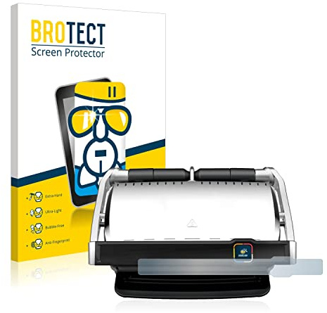 BROTECT Schutzglas für Tefal OptiGrill Elite XL | Transparenter Displayschutz Made in Germany Schutzfolie Panzer Folie Glas 9H Anti-Fingerprint Einfache Montage Clear