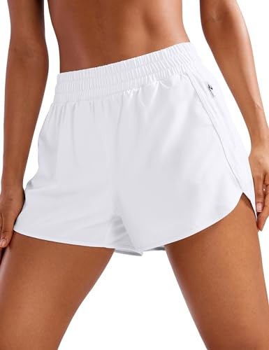 CRZ YOGA Dolphin Athletic Shorts 3 White 8