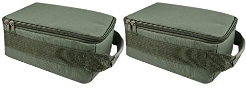 XIDIT 2X Angelrolle Tasche Oxford Angelgerät Tasche Tragbare Wasserdichte Angelrolle Organizer