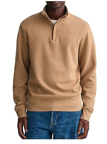 GANT Half-Zip Sacker Sweater Regular Fit Beige XL