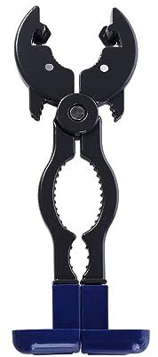 Leadigol Clé de réservoir de gaz professionnelle, clé à soupape réductrice de pression pour clé de valve de gaz liquéfié, ouvre-bouteille, casse-noisette, pince de démontage de gaz