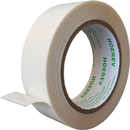 Hoerev Entfernung Transluzentes Doppelseitiges Klebeband Posterband Wiederverwendbar Schadenfrei Keine Rückstände Ihre ideale Lösung Poster Aufhängung Schaufenster Display und Glas,3/4 x28y,19mmx25m