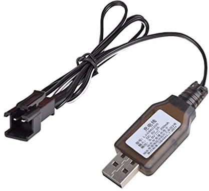 Zeizafa SM-2P Plug 9.6V NiCd NiMH Battery Charger For Toys Robot Car Boat For Tank Remote Control Car USB Charger Nicd Nimh Battery Charger Car Charger Cable 9.6v Household Battery