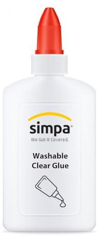 simpa Washable Clear Transparent Glue 1 x 266ml