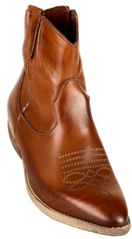 Solada Stivaletti Donna Texani in Pelle - Taglia 40