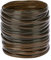FackLOxc Korbgeflecht-Reparatur-Set, synthetisches Polyethylen, Rattan, wasserdicht, flaches Band, 70 m x 8 mm x 1 mm, Dark Brown, gestreift, für Gartenmöbel, DIY, alle Gelegenheiten