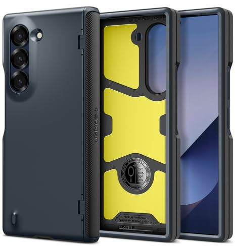 Spigen Slim Armor Pro Coque Compatible avec Samsung Galaxy Z Fold 6 - Ardoise Métallisée