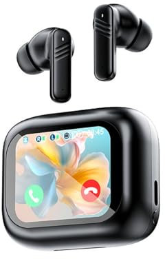 Wireless Active Noise Cancelling Earbuds Touchscreen ANC Earphones In Ear Gaming Headphones Wireless Bluetooth Ear Phones ENC Ear Buds Noise Cancelling Blue Tooth Headphones for iphone Android Runners
