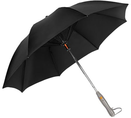 Uitseld Sun Umbrella With Built In Fan,Cooling UV Blocking Umbrella with Mister - Portable Sun Umbrella With Fan and Mister for Summer Travel, Beach, Golf, Sports