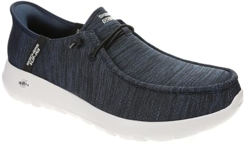 Skechers Go Walk Max Hands Free Slip-Ins The American Dream Sneaker für Herren, Navy, 9 UK Wide