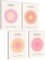 mojoliving Aura Poster Aesthetic Room Decor Room Decor (Set Aura Mind Body Soul Heart, Posterset 4x A4 (21x30cm) | ohne Rahmen)
