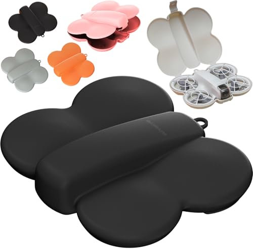 Honbobo Custodia per DJI Neo, Plastica Scatola di immagazzinaggio, Custodia protettiva Rigida Compatta Custodia da trasporto Accessori per DJI Neo, Anti-collisione Anti-graffio (Black)