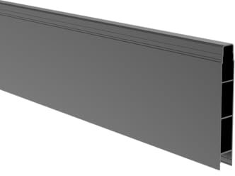 Sellon24® Aluminium Zaun Lamelle 120 x 20 mm Lamelle Sichtschutzzaun Anthrazit RAL 7016 strukturiert Profil rechteckig ALU hochwertig Zaunfüllung 180 cm