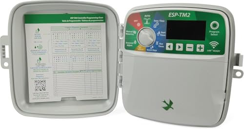 Suinga Programador de Riego 4 Zonas Exterior | Riego Automatico para Jardin | Temporizador de Riego Eléctrico | Uso con Electrovalvulas de 24V