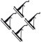 BAZEITFLOW 4pcs Mini Iron Frame Hook Dollhouse Hooks Dollhouse Supplies Dollhouse Adornment Home Accessories Tiny Homes Dolls House Hanging Basket Dollhouse Accessories Small House Hook Black