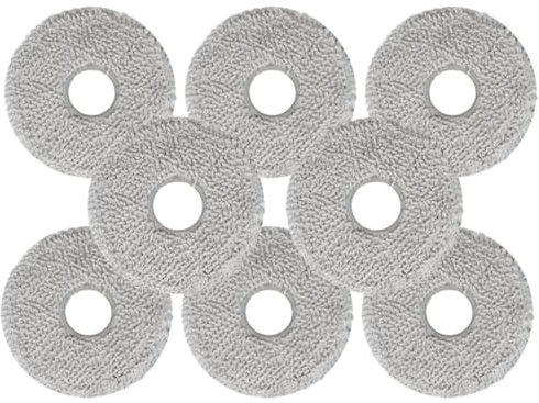 8 Stück Wischtücher kompatibel mit Roborock Q Revo/Qrevo MaxV/Qrevo Master/Qrevo Slim/Qrevo Pro/Qrevo S/Qrevo Curv/Qrevo Slim/Saros 10R/QV/QR Roboter Staubsauger,Ersatz Wischtücher für Roborock