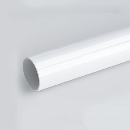 COYOUCO PVC-Rohr 100 mm Außendurchmesser x 3 mm Wandstärke Länge 0,2 m bis 1,5 m Hartplastikrohr für Entwässerung, Heimwerker, Heimwerkerprojekte 1 Stück,1M