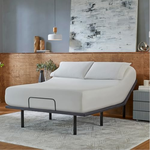 Beautyrest baselogic Level 2 Adjustable Base Bed Frame - Queen - Head and Foot Adjustability, Wireless Remote, Zero-Gravity Preset, and Foldable for Convenient Mobility and Storage